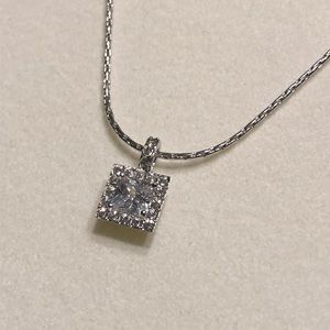 FINAL SALE ⚠️ Oliver Weber Silver Necklace Crystal